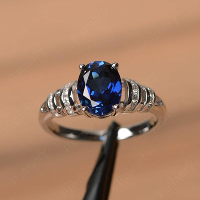 Oval Shaped Sapphire Engagement Rings - Palmary