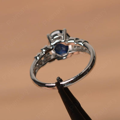 Oval Shaped Sapphire Engagement Rings - Palmary