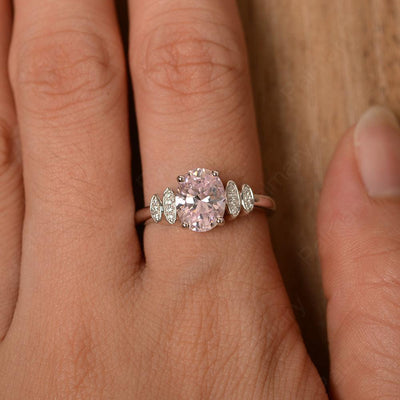 Cubic Zirconia Oval Promise Rings - Palmary