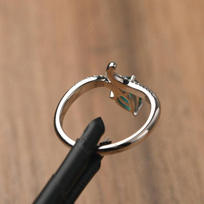 Snake Emerald Solitaire Ring - Palmary