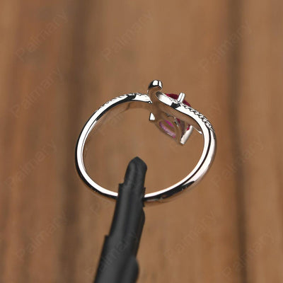 Snake Ruby Solitaire Ring - Palmary