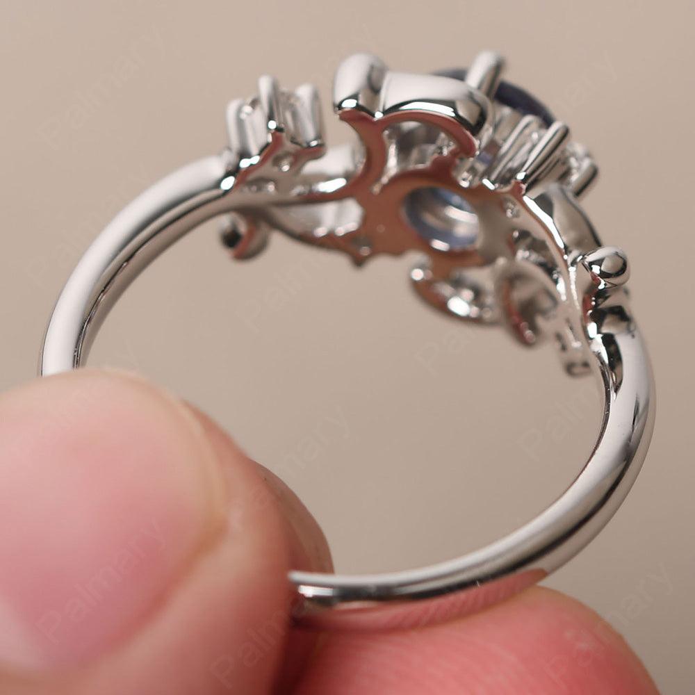 Round Cut Alexandrite Ring - Palmary