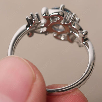 Round Cut Mystic Topaz Ring - Palmary