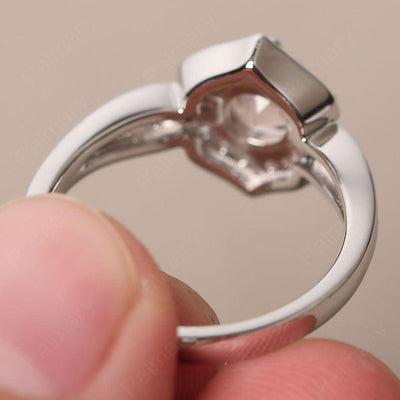 Brilliant Morganite Lotus Ring - Palmary