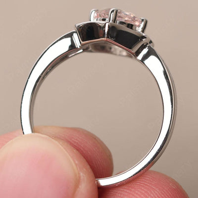 Brilliant Morganite Lotus Ring - Palmary