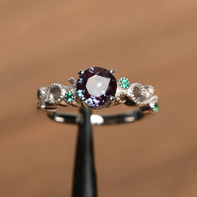 Vintage Alexandrite Engagement Rings - Palmary