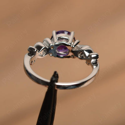 Vintage Amethyst Engagement Rings - Palmary