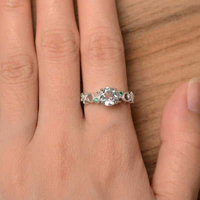Vintage Aquamarine Engagement Rings - Palmary
