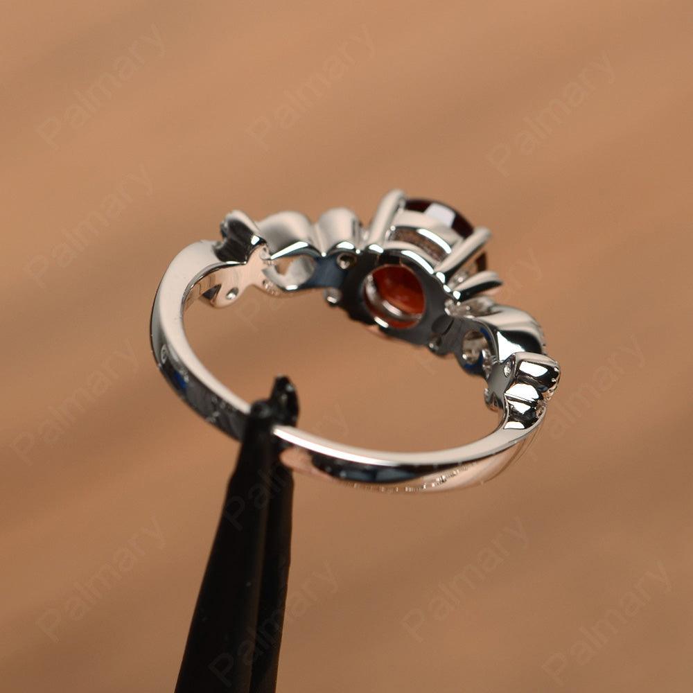 Vintage Garnet Engagement Rings - Palmary