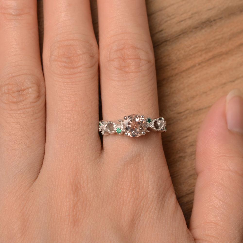 Vintage Morganite Engagement Rings - Palmary