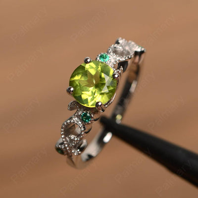 Vintage Peridot Engagement Rings - Palmary