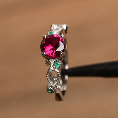 Vintage Ruby Engagement Rings - Palmary