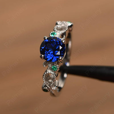 Vintage Sapphire Engagement Rings - Palmary
