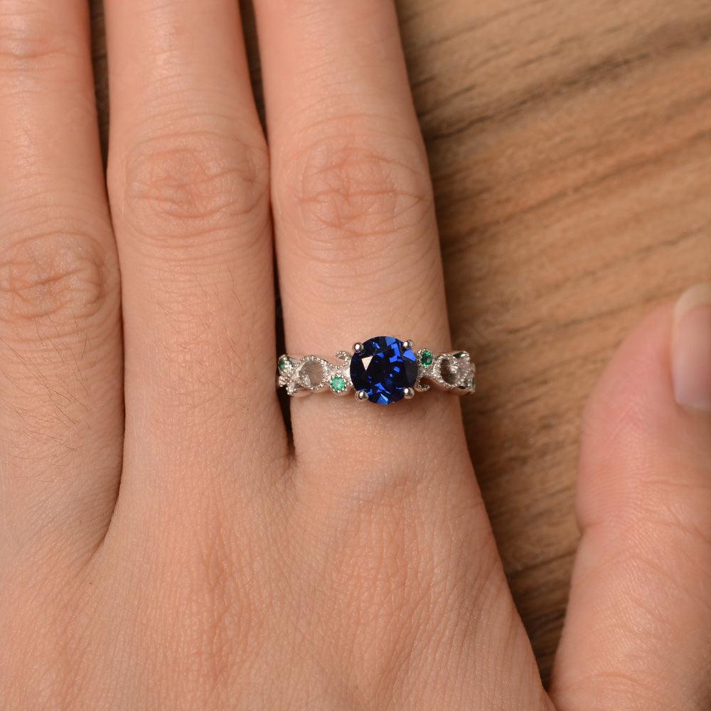 Vintage Sapphire Engagement Rings - Palmary
