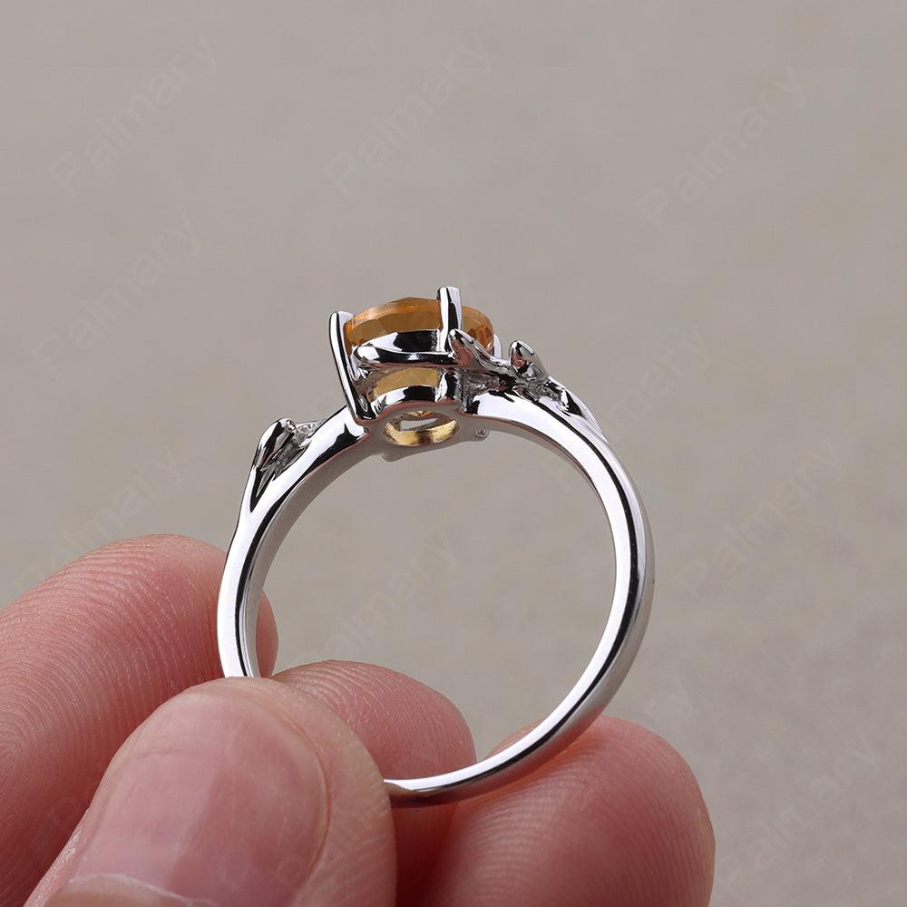 Twig Citrine Ring Sterling Silver - Palmary