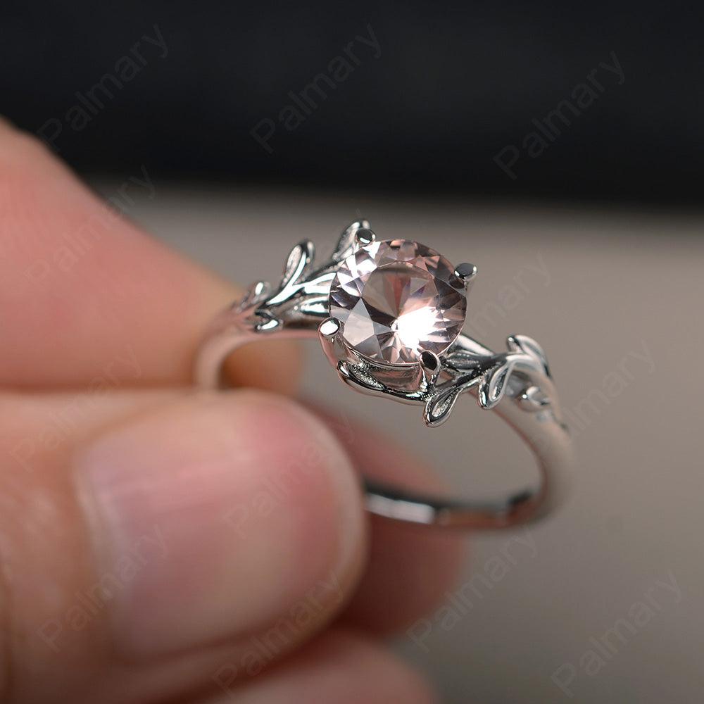 Twig Morganite Ring Sterling Silver - Palmary