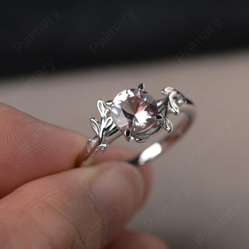 Twig Morganite Ring Sterling Silver - Palmary