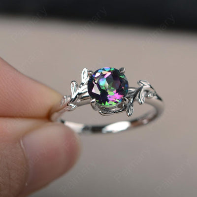 Twig Mystic Topaz Ring Sterling Silver - Palmary