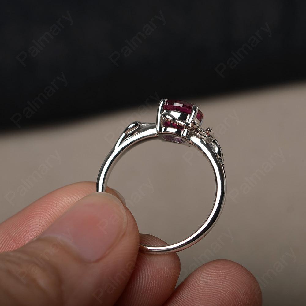 Twig Ruby Ring Sterling Silver - Palmary