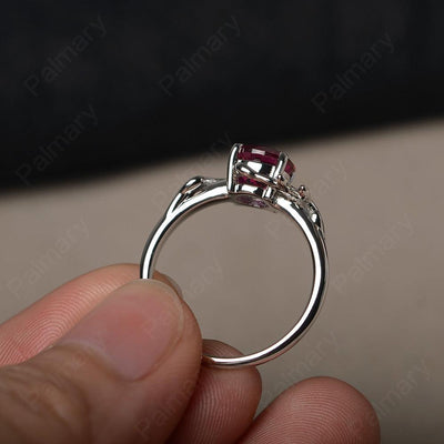 Twig Ruby Ring Sterling Silver - Palmary