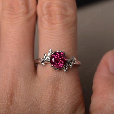 Twig Ruby Ring Sterling Silver - Palmary