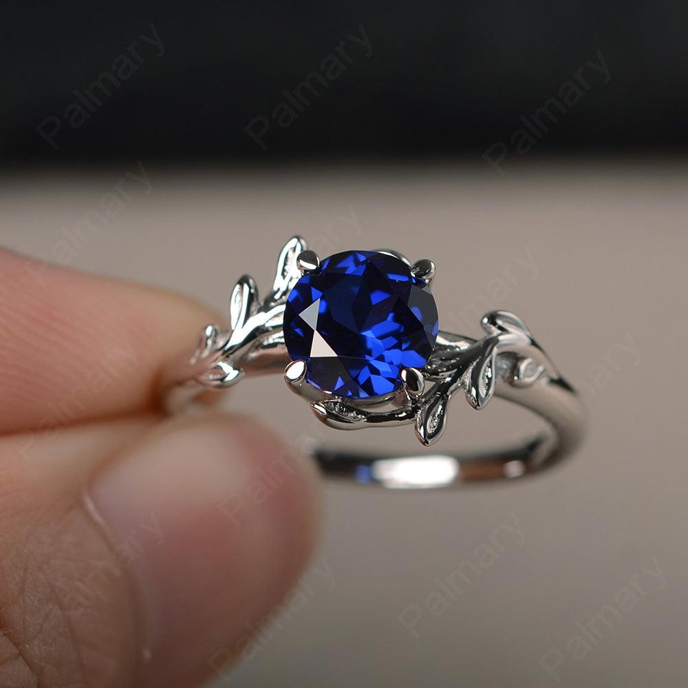 Twig Sapphire Ring Sterling Silver - Palmary