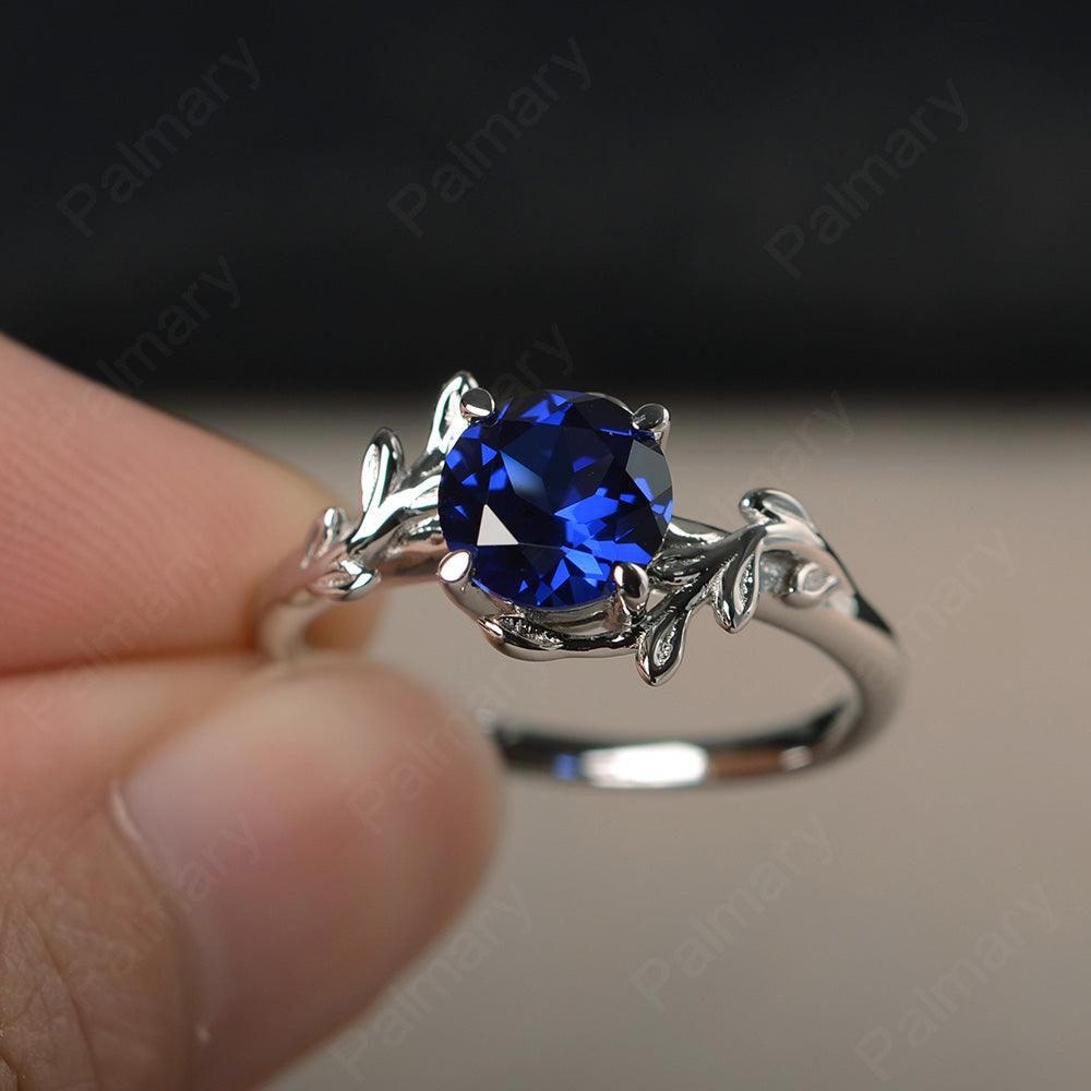 Twig Sapphire Ring Sterling Silver - Palmary