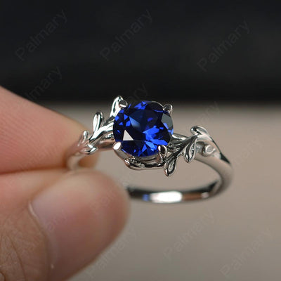 Twig Sapphire Ring Sterling Silver - Palmary