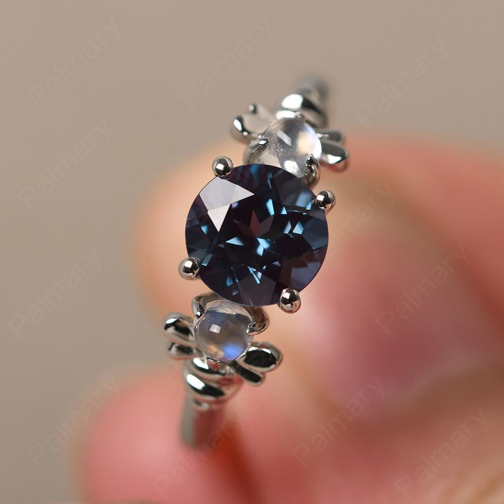 Three Stone Alexandrite Mother Ring - Palmary