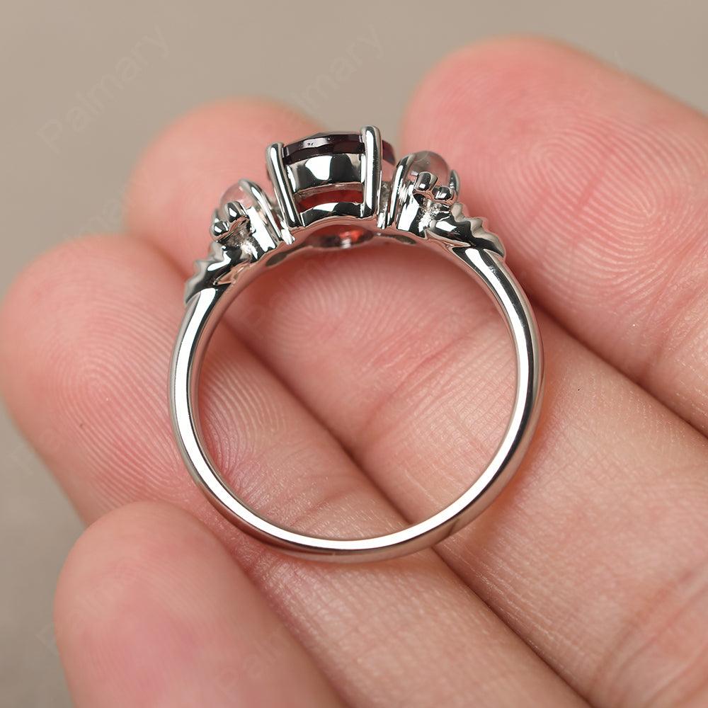 Three Stone Garnet Mother Ring - Palmary