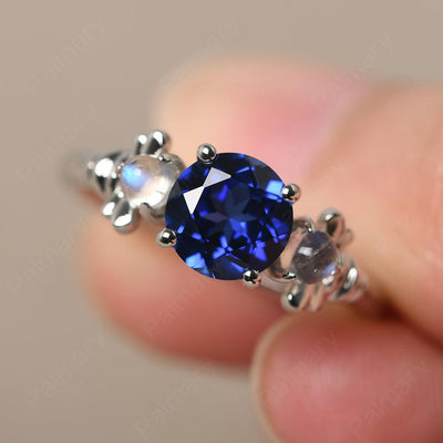 Three Stone Sapphire Mother Ring - Palmary