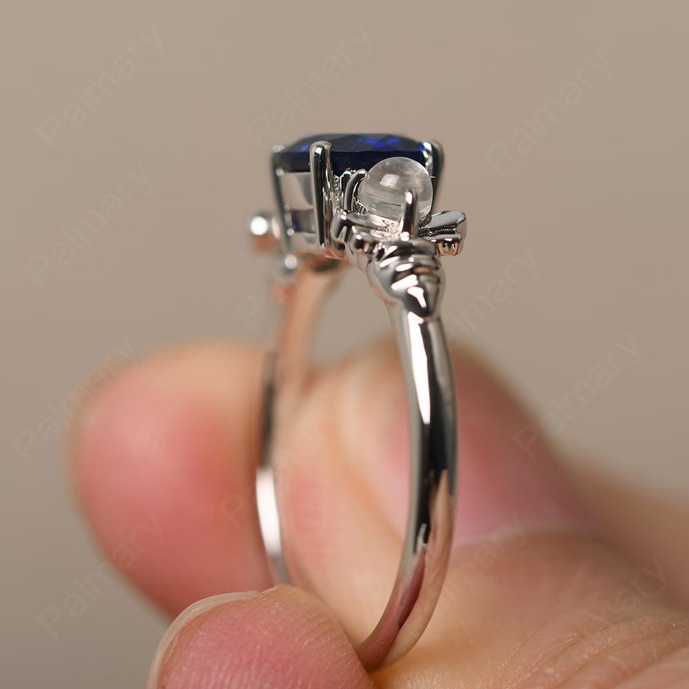 Three Stone Sapphire Mother Ring - Palmary