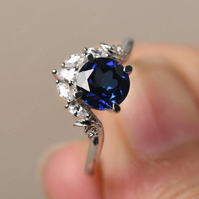 Round Sapphire Alternative Engagement Rings - Palmary
