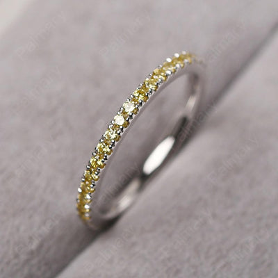 Lemon Quartz Band Ring - Palmary