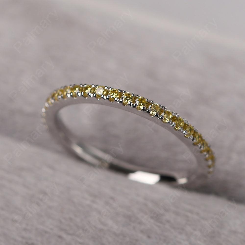 Lemon Quartz Band Ring - Palmary