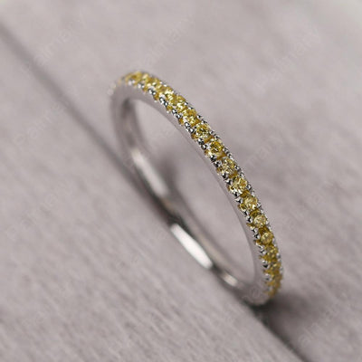 Lemon Quartz Band Ring - Palmary