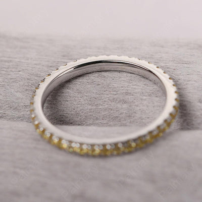 Lemon Quartz Band Ring - Palmary
