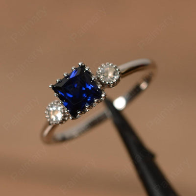 Three Stone Sapphire Engagement Rings - Palmary