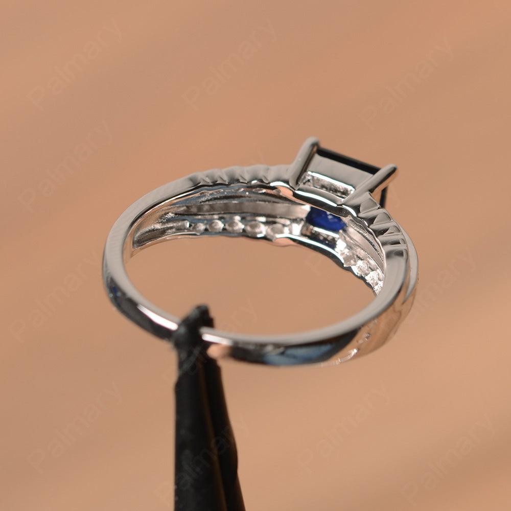Princess Cut Sapphire Engagement Rings - Palmary