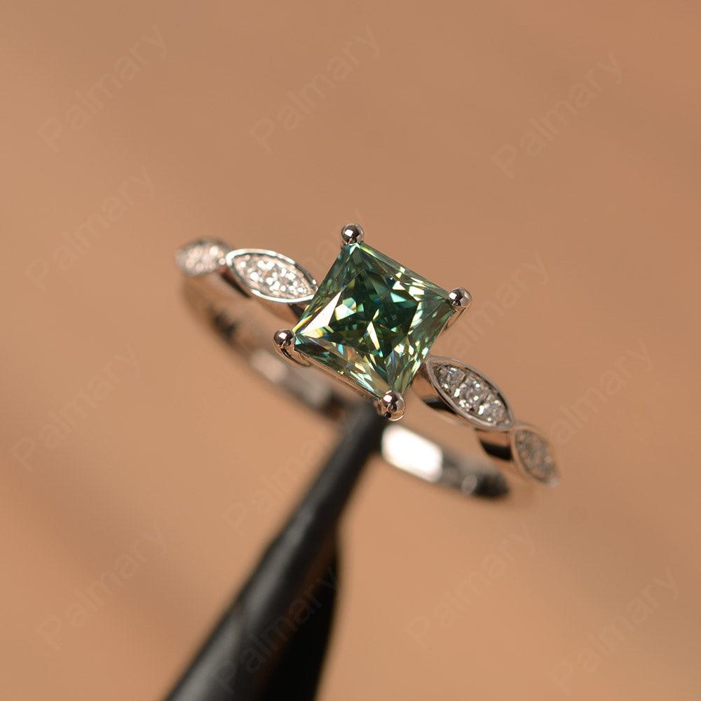 Princess Cut Moissanite Rings - Palmary