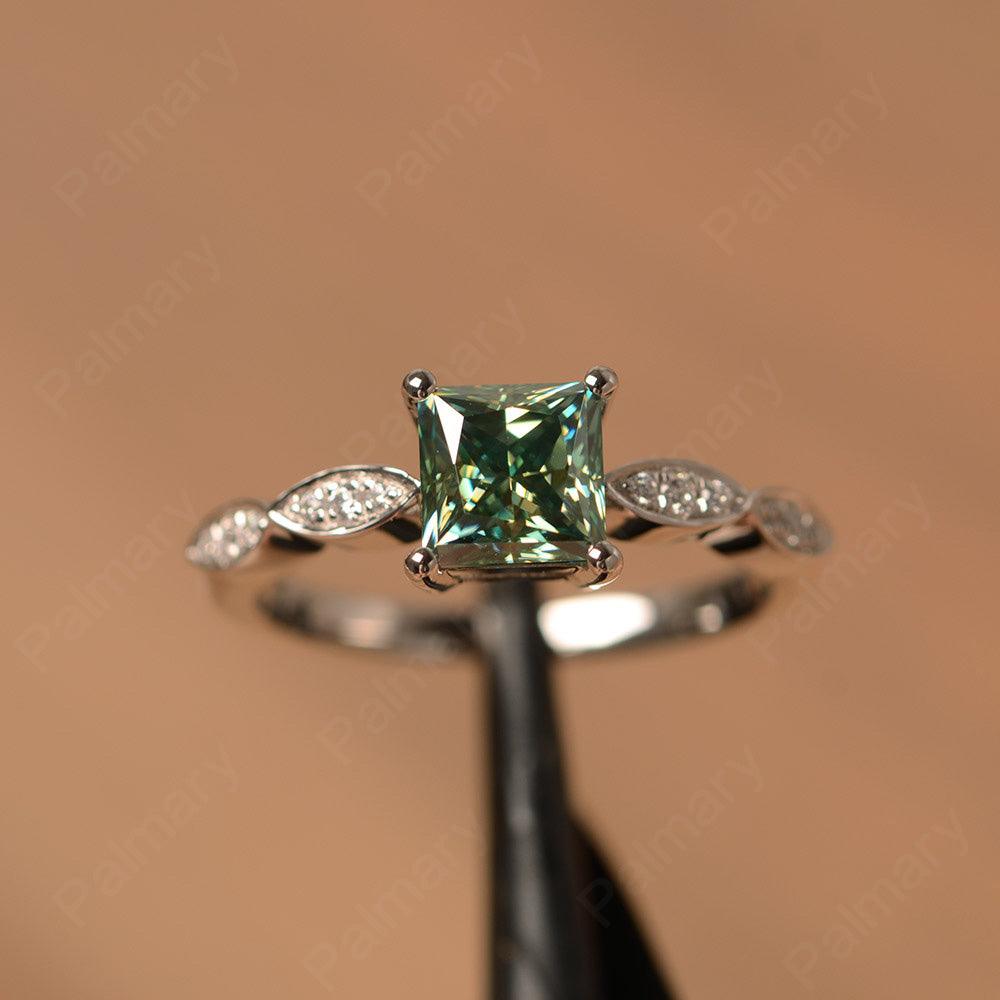 Princess Cut Moissanite Rings - Palmary