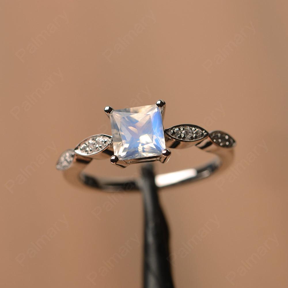 Princess Cut Moonstone Rings - Palmary