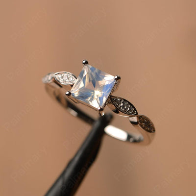 Princess Cut Moonstone Rings - Palmary