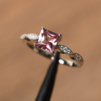 Princess Cut Tourmaline Rings - Palmary