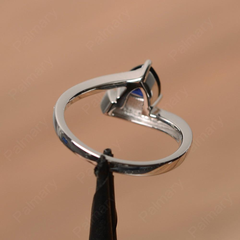 Trillion Cut Sapphire Engagement Rings - Palmary