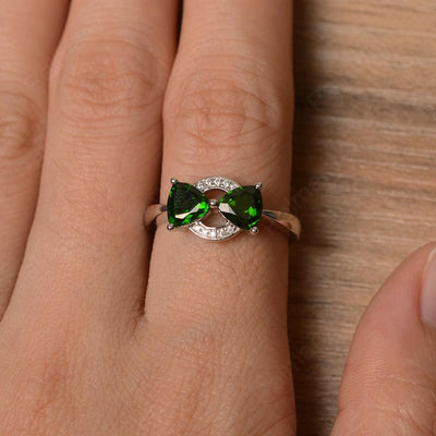 Two Stone Diopside Mothers Rings - Palmary