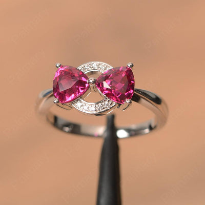 Two Stone Ruby Mothers Rings - Palmary