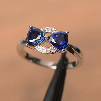 Two Stone Sapphire Mothers Rings - Palmary