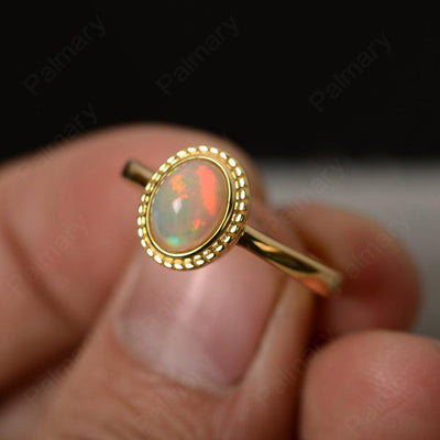 Cabochon Vintage Opal Rings - Palmary