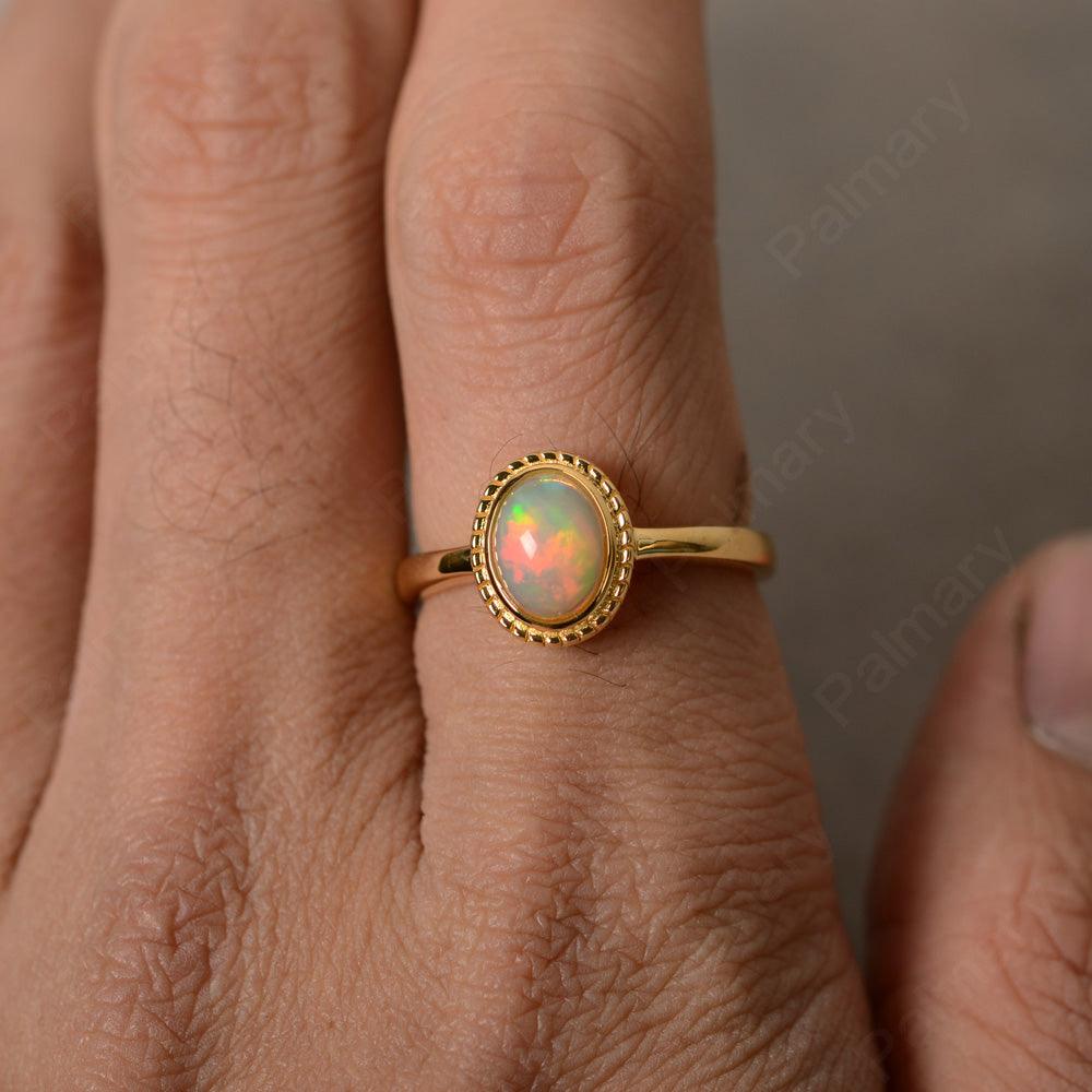 Cabochon Vintage Opal Rings - Palmary